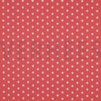 POPLIN PETIT STARS CORAL (thumbnail)