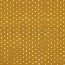 POPLIN PETIT STARS OCHRE (thumbnail)