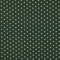 POPLIN PETIT STARS DARK GREEN (thumbnail)
