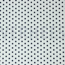 POPLIN PETIT STARS WHITE/NAVY (thumbnail)