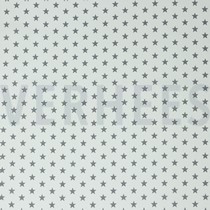 POPLIN PETIT STARS WHITE/GREY (thumbnail)