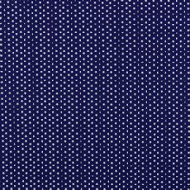 KATOENEN POPLIN MINI STERREN KOBALTBLAUW (thumbnail)
