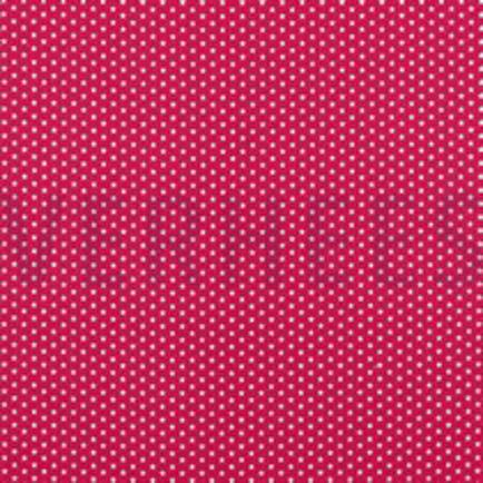 KATOENEN POPLIN MINI STERREN ROZE (thumbnail)