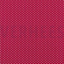 KATOENEN POPLIN MINI STERREN KERSENROOD (thumbnail)