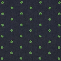 JEANS STICKEREI KLEEBLÄTTER INDIGO (thumbnail)