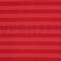 KATOENEN DOBBY JACQUARD STREPEN ROOD (thumbnail)