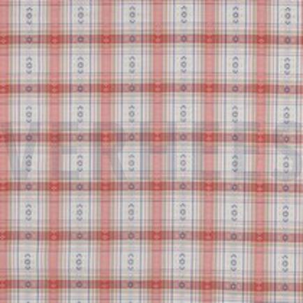 KATOEN JACQUARD DOBBY BLOEMEN ZACHTROZE (thumbnail)