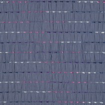 FRONCÉ COTON DOBBY RAYÉ JEAN BLEU (thumbnail)