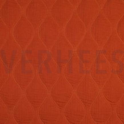 DOUBLE GAUZE QUILT ROEST (thumbnail)