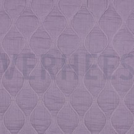 DOUBLE GAUZE QUILT LILA (thumbnail)