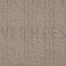 GEQUILTE JERSEY STREPEN ZAND (thumbnail)