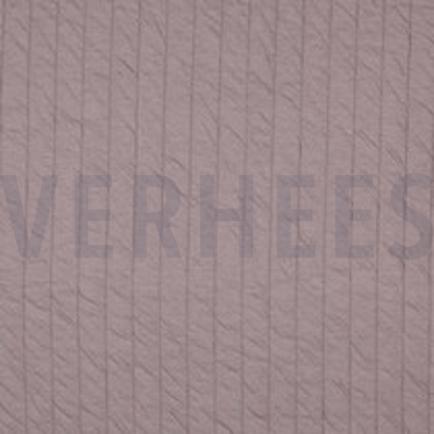 JERSEY MATELASSÉ RAYURE VIEUX VIOLET (thumbnail)