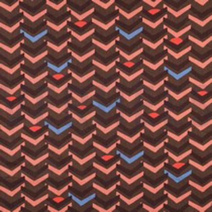 KATOEN SATIJN GEOMETRISCH TAUPE (thumbnail)