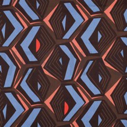 KATOEN SATIJN GEOMETRISCH TAUPE (thumbnail)