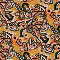 FRENCH TERRY BLOEMEN CAMEL (thumbnail)