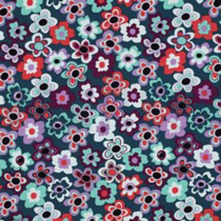 FRENCH TERRY BLOEMEN PETROL (thumbnail)