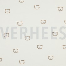 JERSEY GAUFRÉ OURS BLANC CASSÉ (thumbnail)