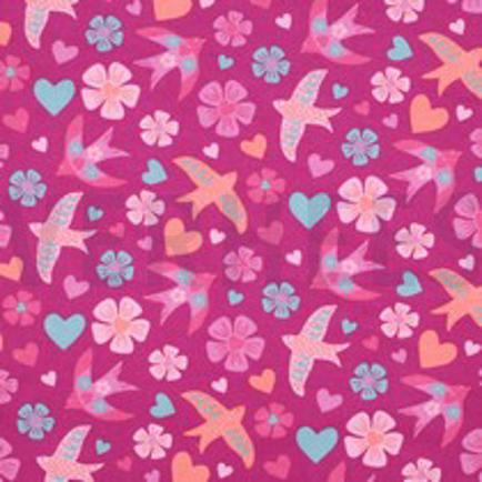 FLANELL VÖGEL FUCHSIA (thumbnail)