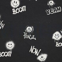 SOFTSHELL DIGITAL GRAFFITI SCHWARZ (thumbnail)