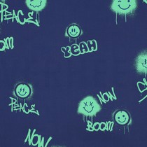 SOFTSHELL DIGITAL GRAFFITI MARINEBLAU (thumbnail)