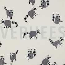 JERSEY DIGITAL WASCHBÄREN GEBROCHEN WEISS (thumbnail)