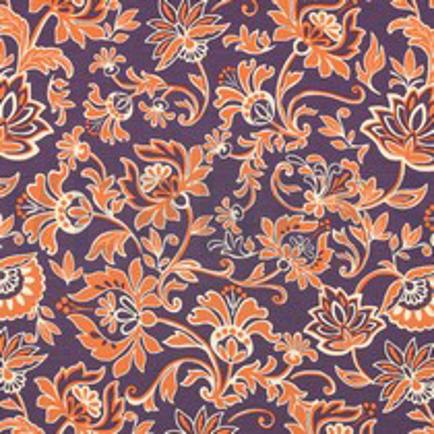 PUNTA DI ROMA FLEURS PAISLEY VIOLET FONCÉ (thumbnail)