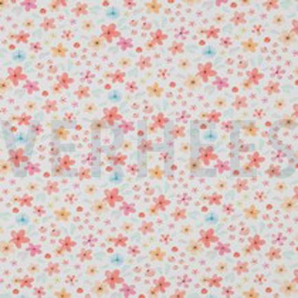 JERSEY GOTS DIGITAL FLEURS BLANC (thumbnail)