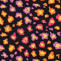 JERSEY GLITZER TIERHAUT SCHWARZ (thumbnail)