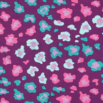 JERSEY GLITZER TIERHAUT LILA/VIOLETT (thumbnail)