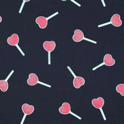 JERSEY GLITTER LOLLYPOP NAVY (thumbnail)