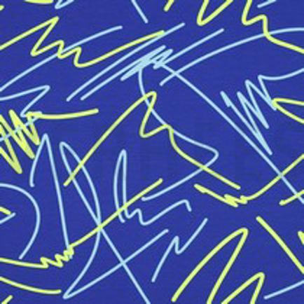 JERSEY NEON ABSTRACT KOBALTBLAUW (thumbnail)