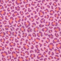 DOUBLE GAUZE DIERENHUID ROZE (thumbnail)