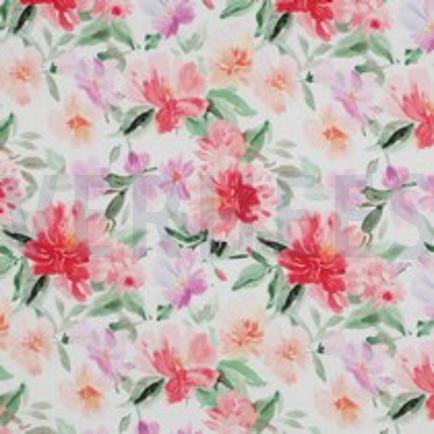 MUSSELIN DIGITAL BLUMEN ROSA (thumbnail)