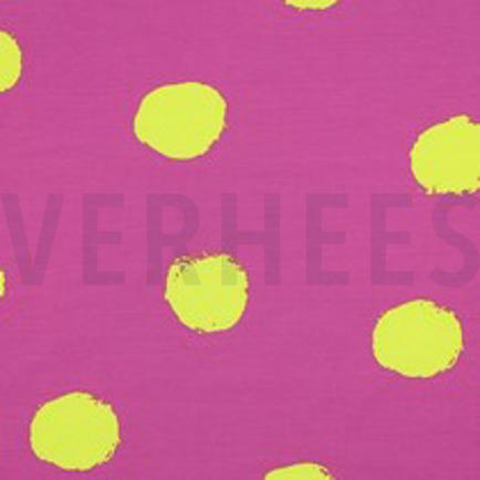 JERSEY GROTE STIPPEN FUCHSIA (thumbnail)