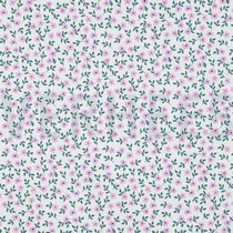 POPLIN GOTS FLOWERS WHITE (thumbnail)