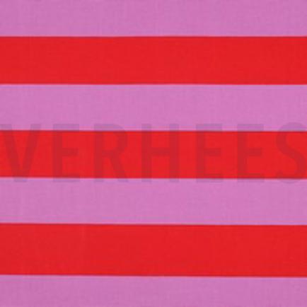 CANVAS STRIPES RED/MAUVE (thumbnail)