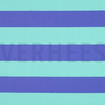 CANVAS STREIFEN MINT / BLAU (thumbnail)