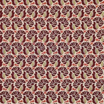 FINE POPLIN FLOWERS BURGUNDY (thumbnail)