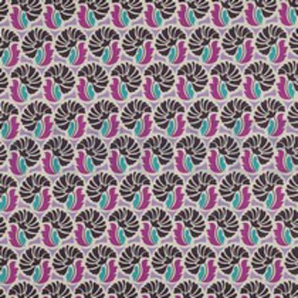 FINE POPLIN FLOWERS PURPLE (thumbnail)