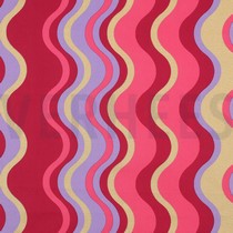 BAUMWOLLE POPELINE FOLIE STREIFEN LAVENDEL (thumbnail)