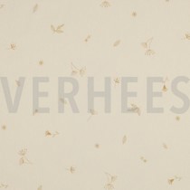 JERSEY GOTS NATURAL LEAVES NATURAL (thumbnail)