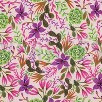 LENZING™ ECOVERO™ DIGITAL FLOWERS LIGHT PINK (thumbnail)