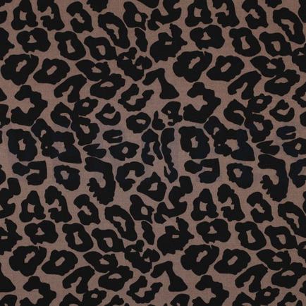VISCOSE ROSELLA STRETCH ANIMAL SKIN BROWN (thumbnail)