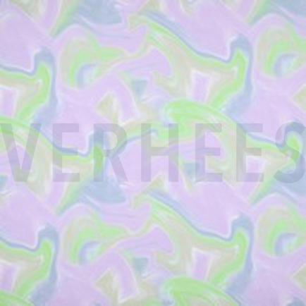 VISCOSE STRETCH DIGITAL ABSTRACT LAVANDE (thumbnail)