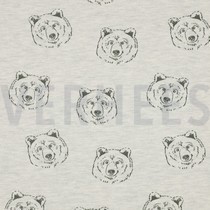 SWEAT MELANGE OURS ÉCRU MÉLANGÉ (thumbnail)