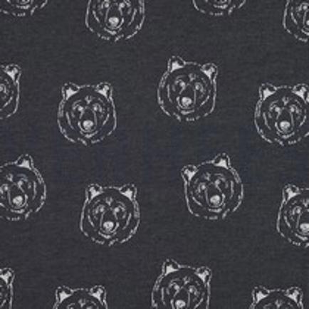 SWEAT MELANGE BEARS INDIGO MELANGE (thumbnail)