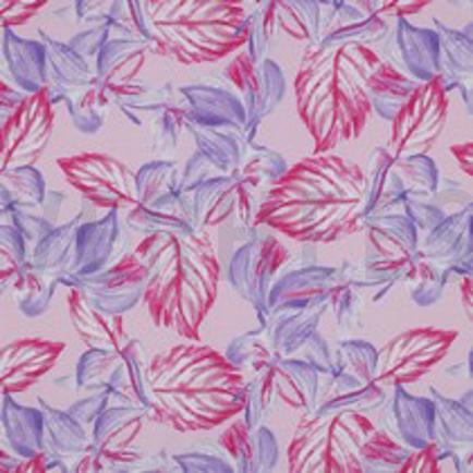 VISCOSE RADIANCE DIGITAAL BLADEREN ROZE (thumbnail)