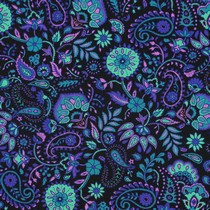 LENZING™ ECOVERO™ DIGITAL PAISLEY BLACK (thumbnail)