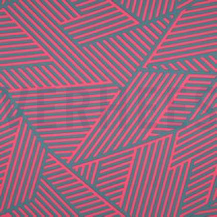 MAGNOLIA STRETCH GEOMETRISCH FUCHSIA (thumbnail)