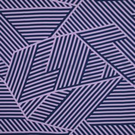 MAGNOLIA STRETCH GEOMETRISCH LAVENDEL/DONKERBLAUW (thumbnail)